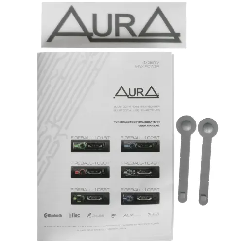 Автомагнитола-FLASH AURA FIREBALL-104BT 24В