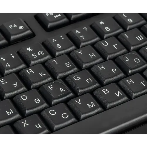 Клавиатура + Мышь A4Tech 9200F черный   