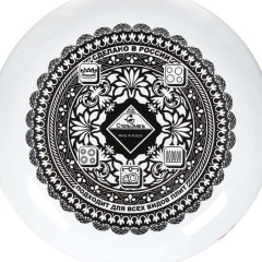 Кастрюля СтальЭмаль, Мозаика белоснежная, эмаль, индукция, 3л. (1RB201M)(279558)