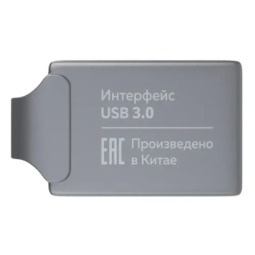 Карта USB3.0 64 GB More Choice Mini MF64-2m серебристый