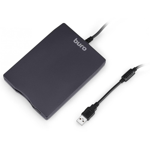Привод USB FDD Buro BUM-USB 1.44Mb внешний черный