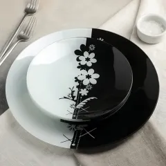 Набор столовый NiNaGlass «Ромашки», стекло, 7 пр.(4506420)