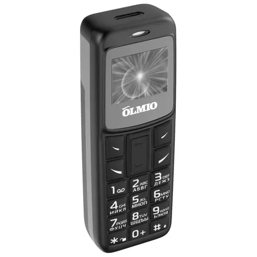 Сотовый телефон Olmio A02 черный