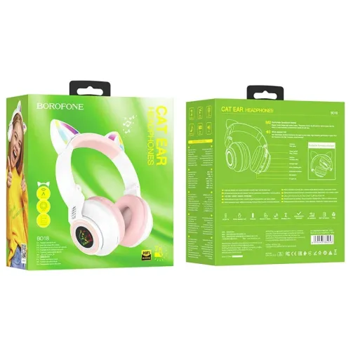 Гарнитура Bluetooth Borofone BO18 белый