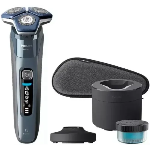 Бритва PHILIPS S7882/55 синий/серебристый (самоочистка)