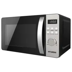 Микроволновая печь HYUNDAI HYM-D2071, 20 л., черный/нерж. (Э/М)