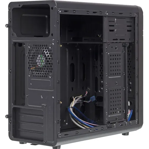Корпус Aerocool Qs-180 черный w/o PSU mATX 1x80mm 2xUSB2.0 1xUSB3.0 audio