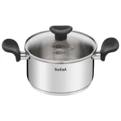 Набор посуды Tefal Primary, кастрюли, нерж., 6 пр. (E3086S74)