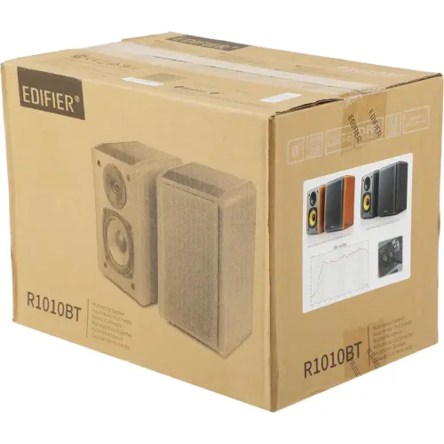 Акустика EDIFIER R1010BT дерево, Bluetooth, коричневый