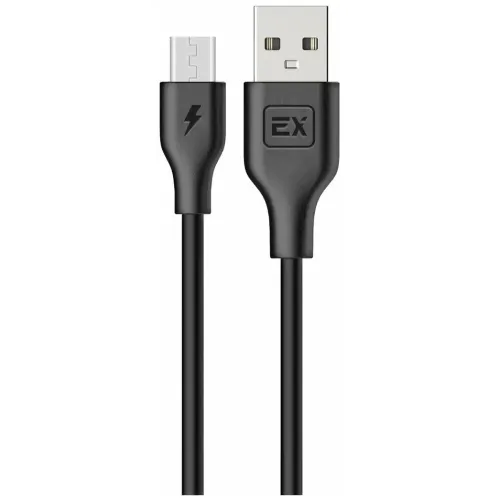 Кабель USB 2.0 A вилка - microUSB 1 м EXPLOYD EX-K-480 чёрный
