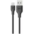Кабель USB 2.0 A вилка - microUSB 1 м EXPLOYD EX-K-480 чёрный