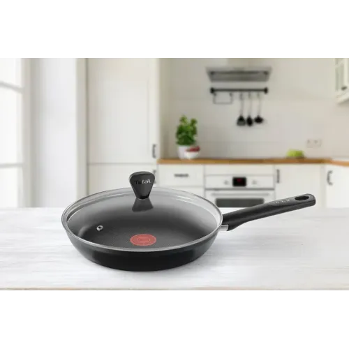 Сковорода Tefal Easy Plus, 28 см (04237928/04231928) с крышкой