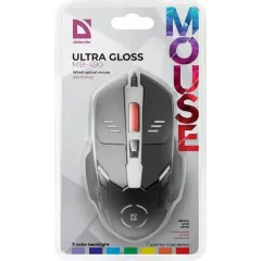 Мышь Defender Ultra Gloss MB-490 черный