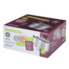 Кастрюля ВСЁГАЗИН Джела 4,3л (822-234)