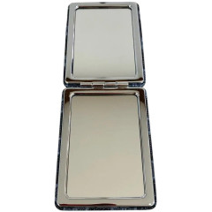 Зеркальце косметическое складное, СС , прямоугол., черничный