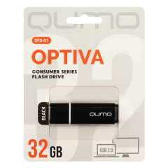 Карта USB2.0 32 GB QUMO Optiva 01 QM32GUD-OP1-Black