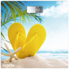 Весы напольные электронные CENTEK CT-2426 Пляж