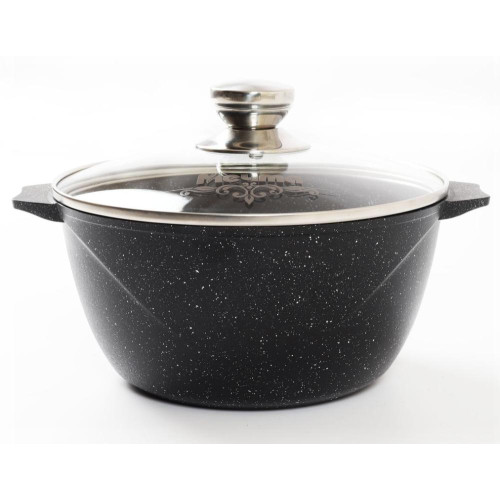 Кастрюля Мечта Гранит black Induction, алюм., индукция, 3 л., с крышкой (43802И)