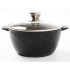 Кастрюля Мечта Гранит black Induction, алюм., индукция, 3 л., с крышкой (43802И)