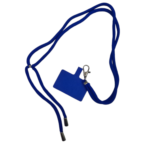 Шнурок для телефона Zibelino Square Badge синий