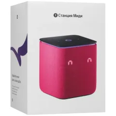 Умная колонка Яндекс.Станция Миди Zigbee малиновая
