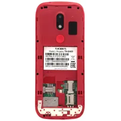Сотовый телефон TEXET TM-B409 черно-красный
