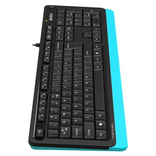 Клавиатура A4Tech  Fstyler FKS10 черный/синий