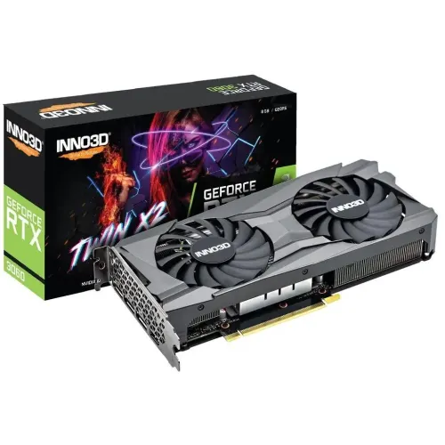 Видеокарта INNO3D RTX 3060 Twin X2 8Gb PCI-E 4.0 (N30602-08D6-11902130)