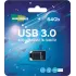 Карта USB3.0 64 GB More Choice Mini MF64-2m черный