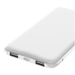 Повербанк 10000 мАч Olmio Slim белый