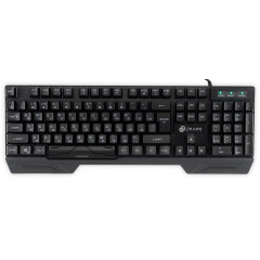 Клавиатура Oklick 709G черный USB LED