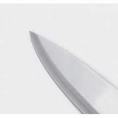 Нож кухонный Доляна Sparkle, шеф, 20 см, белый (9792108)
