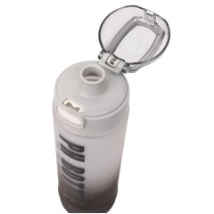 Бутылка для воды спортивная PH BOTTLE, серая, 1000 мл.