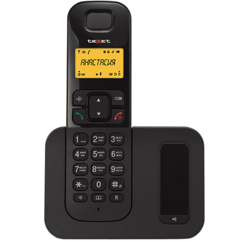 Телефон-радио TEXET TX-D6605А DECT черный