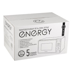 Микроволновая печь ENERGY EMW-20706E, 20 л., белая (Э/М)