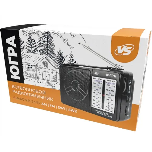 Радиоприемник VS Югра VS_D1029 черный