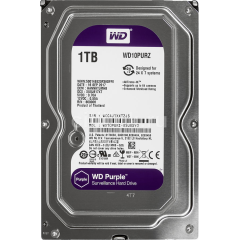 HDD SATA 1Tb WD WD10PURZ Video Purple (5400rpm) 64Mb