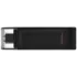 Карта USB3.0 128 GB Kingston DataTraveler 70 Type-C DT70/128GB черный