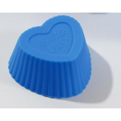 Форма для выпечки силикон Доляна «Риб.Сердце», 3 шт.(5545524)