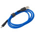 Кабель USB 2.0 A вилка - microUSB 1 м Vixion 2.4A VX-07m PRO синий
