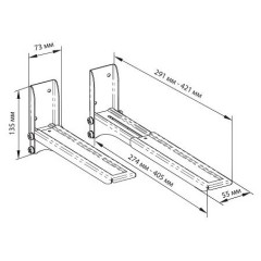 Подставка д/СВЧ TRONE С-7 белый