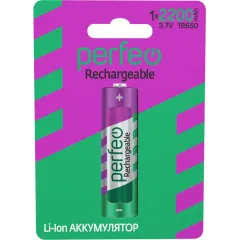 Аккумулятор PERFEO 18650 2200 мАч Liion б/з IMR (за шт.)