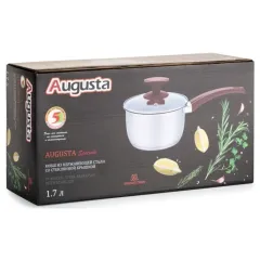 Ковш нерж. ATTRIBUTE AUGUSTA SPECIALE, с крышкой, 1,7 л. (ASA016S)