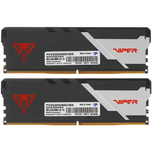 Память DDR5 32768Mb 5600MHz Patriot PVV532G560C36K Viper Venom RTL Gaming