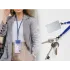 Шнурок для телефона Zibelino Square Badge синий