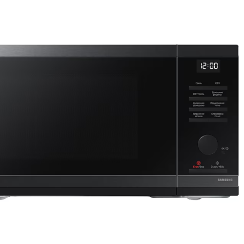 Микроволновая печь SAMSUNG MG-23DG4524AGBW, гриль, 23 л., черная (Э/М)
