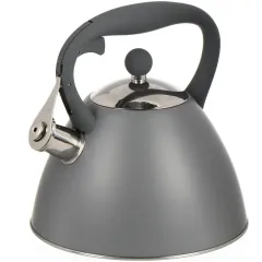 Чайник со свистком Daniks PR-2202, индукция, серый, 2,7 л.(429627)