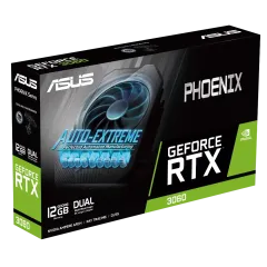 Видеокарта Asus PCI-E 4.0 PH-RTX3060-12G-V2 LHR NV RTX3060 12288Mb 192 GDDR6 1777/15000/HDMIx1/DPx3/