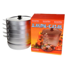 Мантоварка КАЛИТВА 180640, алюм. 6,0л., 4 сетки