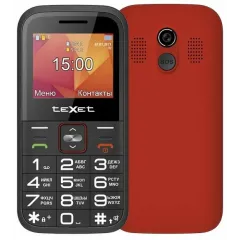 Сотовый телефон TEXET TM-B418 красный